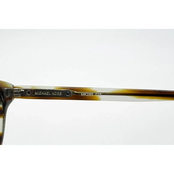 Michael Kors Eyeglasses Womens Brown Tortoise MK285 075 52-19-140 - Picture 6 of 7